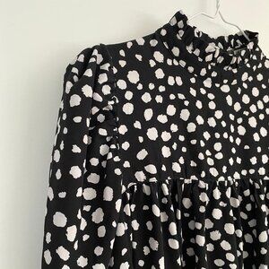 MISSGUIDED PETIT MINI DRESS - Turtleneck Mini Dress Long Sleeve